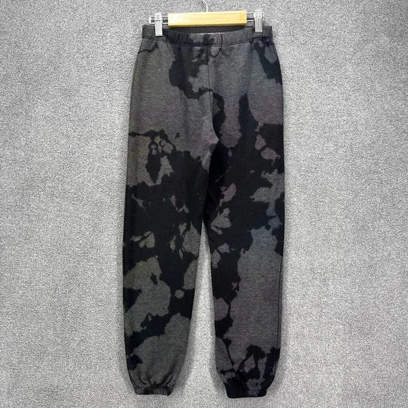 FireHouse Jogger pants‎ Fleece Kids Large Gray Black Tie dye elastic waist - Picture 2 of 13